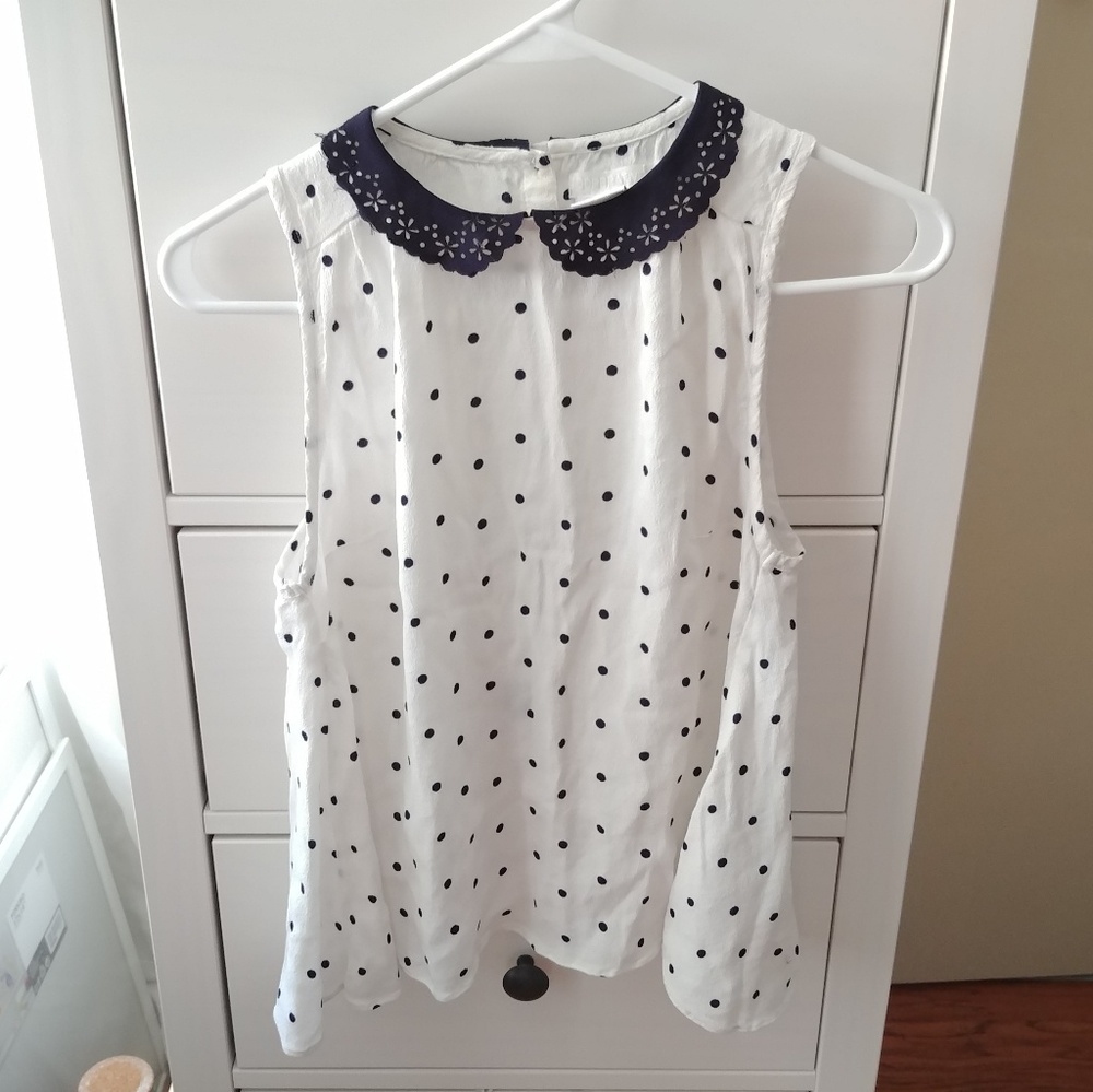 UO Cooperative Polka Dot Peter Pan Top